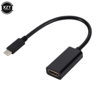 USB 3.1/Type C to HDMI-Compatible Adapter Cable Male to Female 4K 60Hz USB-C Cable Converter for Smart phone PC HD TV Projector