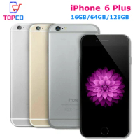 iPhone 6 Plus 16GB/64GB/128G Mobile phone Unlocked Original Dual core 5.5 inches 8MP Camera WIFI GPS Cell Phone