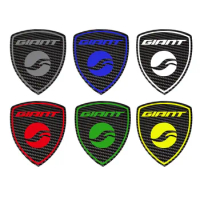 2x for KIT GIANT ADESIVI BICI STICKERS BIKE MTB BDC carbon fibre Badge Logo Body Stickers Crest Decal
