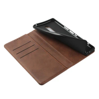 Leather Case for Sony Xperia XZ4 Flip Case Holster Magnetic Attraction Cover Case for Sony Xperia 1 IV III II Wallet Case