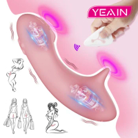 YEAIN Wear Vibrating Egg Remote Control Panties G Spot Stimulator Clitoris Massage Female Masturbator Sex Toys for Women
