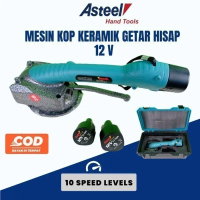 Alat Mesin Kop Hisap keramik getar cordless Tile Vibration Machine 12V