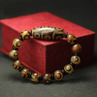 Customized Dzi Feng Shui Pearl Bracelet