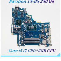 LA-E801P LA-E802P Mainboard For HP Pavilion 15-BS 15T-BS 250 G6 Laptop Motherboard With i5 i7 CPU+2GB GPU DDR4 100% Work
