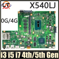 X540LJ Mainboard For ASUS VivoBook A540LJ F540LJ K540LJ R540LJ X540L Laptop Motherboard i3 i5 i7 CPU RAM-0GB/4GB GT920M