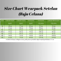 Wearpack Safety / Setelan Baju Celana Kerja / Wearpack Pisah Promo !