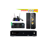 【金嗓】CPX-900 K2F+DB-7AN+JBL VM200+FNSD SD-803N(4TB點歌機+擴大機+無線麥克風+落地式喇叭)