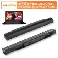 Replacement Battery A41-X550A For Asus Y581c Y481c X450v X550v A41-X550a W40c A450VB A450VC A450VE A550C A450C 2950mAh