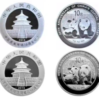 2010 China ADB/capital market / Shanghai 1oz Silver Panda Coin