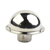 Round Vent Outlet Air Vent Grille Tumble Dryer Vent Pipes / Hoses Durable Exhaust Fans 50mm Bull Nose Wall Vent Pest Control