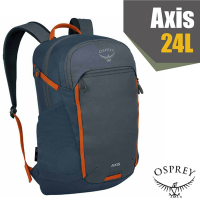 美國 OSPREY Axis 24 多功能日用通勤電腦背包24L.雙肩後背包.休閒背包_鎢鋼灰/藍 R