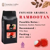 Semekar Coffee - Biji Kopi Rambootan Natural Anerob Infused Roasted Beans 100 GRAM, FINE / HALUS
