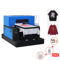A3 DTG Printer Automatic A3 Flatbed Printer Directly Garment Printer A3 for t shirt hoodies jeans shoes printing machine A3
