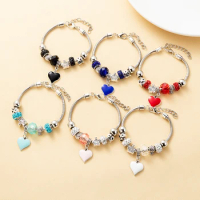 Pandora Crystal Charm Bracelet Women's DIY beads original bracelet Suitable for bracelet jewelry gifts