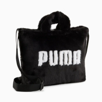 【PUMA】側背包 斜背包 小包 運動包 托特包 Core Fur Mini 黑 09065701