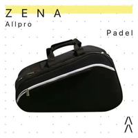Zena Allpro Padel Bag - Tas Padel Tenis - Padel Racket Bag/Padel Bag Black