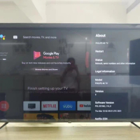 Custom Smart Led TV 32 40 50 55 65 Inch Full HD Android Television 1080P 2k 4k Smart Tv