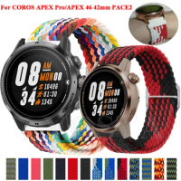 For COROS PACE 2 Sport Braided SOLO LOOP Strap Smart Band Watchband For COROS APEX Pro Wristband APEX 46 42mm Bracelet Watchbelt