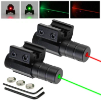 Mini Tactical Green/Red Laser 11mm/20mm Picatinny Dual-use Sights for Pistol Handgun Gun Dot Laser