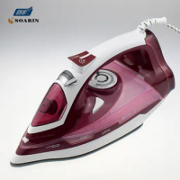 Household Steam Iron for Clothes 220v Ceramic Selfcleaning Steamer Iron Clothing Burst of Steam Steam Controler Wire Ironing