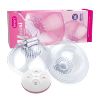 Leten Nipple Stimulator Cup Powerful Electric Sucking Pump vibrating Licking Breast Massage Sucker Vibrator Sex Toys For Women