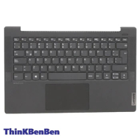 LAS Latin Spanish Black Keyboard Upper Case Palmrest Shell Cover For Ideapad 5 14 14IIL05 14ARE05 14ALC05 14ITL05 5CB0Y88846