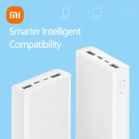Xiaomi Power bank 20000mAh 3 PLM18ZM Portable Dual Way Fast Charging PD18W Mi Powerbank 20000 mAh External Battery for iPhone 14