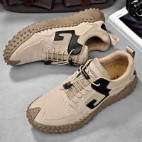 Golf Shoes Men's Fashionable Outdoor Anti-skid Golf Shoes Classic Black Gray Walking Shoes Men's Comfortable Golf Shoes