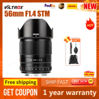 Viltrox 56mm F1.4 STM Lens Auto Focus Prime Large Aperture Portrait Lens APS-C for Sony E mount Camera Lens A7R A7IV A9II A6600