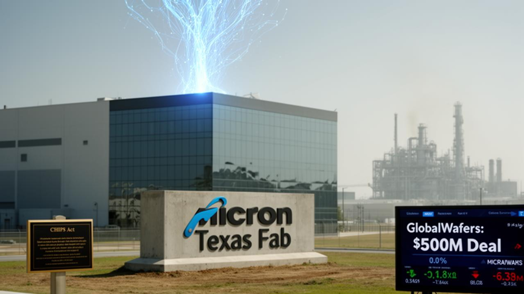 Micron pledges $8T for US manufacturing; GlobalWafers secures $500M deal