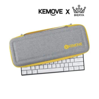 DIERYA Keyboard Travel Case Hard EVA Sleeve Carrying Cover Bag for 60% Wired/Wireless Bluetooth Mechanical Gaming Keyboard