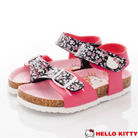 卡通-Hello Kitty2021春夏休閒涼鞋系列-821415黑(中小童段)