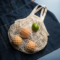 廚房果蔬收納網袋雜物袋掛袋大容量編織購物袋便攜鏤空網兜透氣