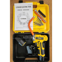 Quality DAIZEN 10MM 12V Cordless Battery Drill DZ-12V FOC Extra 27pcs Accessories