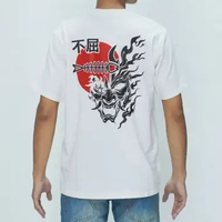 Kaos IEBE Grafis H1JO6001 H1JO6002 Lengan Pendek OL L White