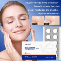 1 Kit VC Solid Essence Tablets Anti aging Remove Wrinkle VC dried Care Freeze Powder Bright W3J3