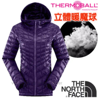 【The North Face】女 PrimaLoft ThermoBall 輕量暖魔球保暖連帽外套