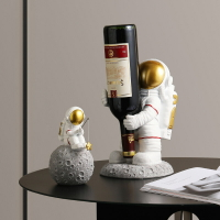 創意宇航員小擺件太空人北歐電視櫃玄關桌面紅酒架酒櫃裝飾品禮物