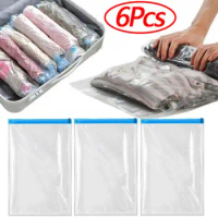 Roll Up Compression Vacuum Storage Bags Travel Home Luggage Space Saver 35*50cm