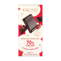 即期品【Cachet】凱薩70%巧克力(100G 效期2025/09/27)