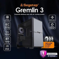 SEGOTEP GREMLIN 3 - CASING PC | M-ATX - PC CASE BLACK