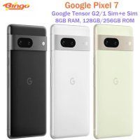 Google Pixel 7 128GB/256 ROM 5G Original Unlocked Mobile Phone 6.3" Google Tensor G2 Octa Core 8GB RAM 50MP&amp;12MP NFC eSim