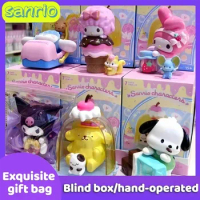 Genuine Miniso Sanrio Colorful Food Fun Series Series Blind Box Kuromipacha Dog Jade Guigou Girl Birthday Gift Toy