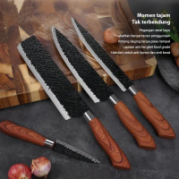 γ6 In 1γ6 Pcs Pisau Set Kualitas Tinggi Stainless Steel Multifungsi Pisau Koki Alat Dapur Knife Set