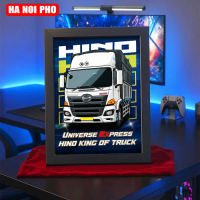 Poster Idol HINO 500 Euro 5 Mẫu Mới, Tranh Để Bàn Làm Việc, Treo Tường Đẹp