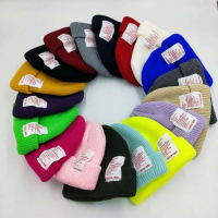 Autumn and winter men's trendy knitted hat, Korean-style beanie, trendy wool hat, yuppie hat, winter