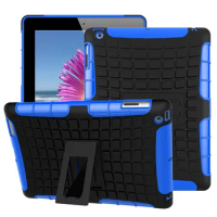 TPU&amp;PC Combo Cover For Apple iPad 4 case Armor Shockproof slip Stand Tablet Case for iPad 3 iPad 2 case 9.7"Protection Cover