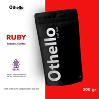Othello Coffee Ruby 500gr Biji Kopi Giling Bubuk Asli Original Murah KASAR