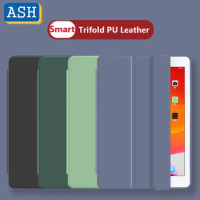 ASH for iPad 2 3 4 9.7 inch Smart Folio Leather Soft Back Full Body Protective Cover For iPad 2 iPad 3 iPad 4 Case
