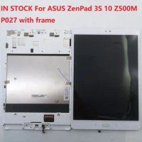 For ASUS ZenPad 3S 10 Z500M P027 Touch Screen Panel LCD Display Matrix Touch Digitizer Screen Assembly with Frame